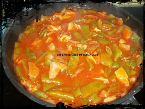 receta JUDIAS VERDES CON OREJA