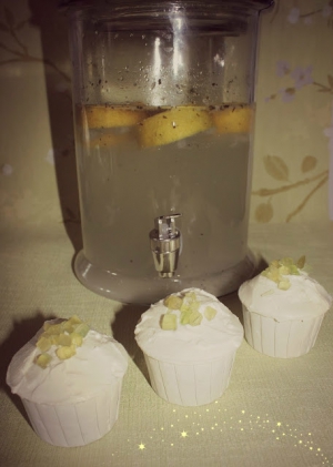 receta CUPCAKES DE QUESO CON CREMA DE LIMON Y QUESO