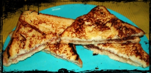 receta TOSTATAS FRANCESAS CON CHOCOLATE Y MERMELADA DE FRESA