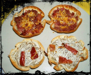 receta CESTITAS DE HOJALDRE