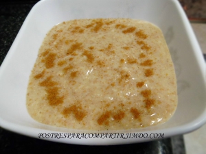 receta Avenarroz con leche Dukan