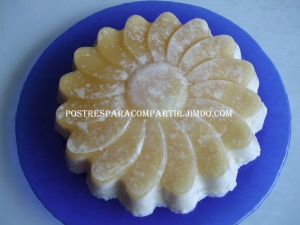 receta Bavaresa de vainilla light