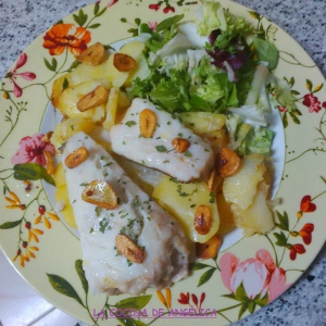 receta Pescado al horno con patatas