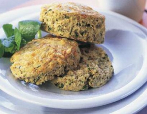 receta Bollos de queso y berros