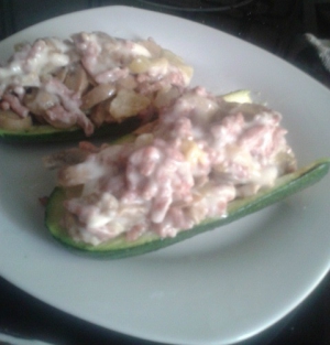 receta Calabacin relleno