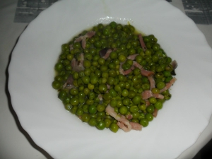 receta guisantes a la campesina