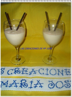 receta MOUSSE DE PLÁTANO