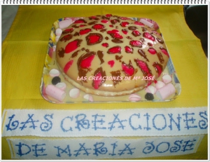 receta TART FASION LEOPARD