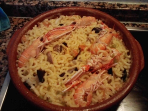 receta FIDEOS A LA CAZUELA