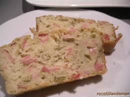 receta CAKE SALADO CON JAMON Y ACEITUNAS