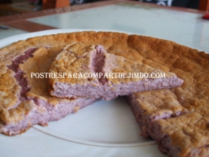 receta Bizcocho de fresas light