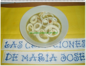 receta CALAMARES EN SALSA VERDE