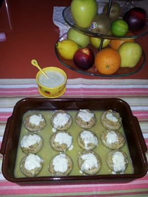 receta Champiñones rellenos al cabrales