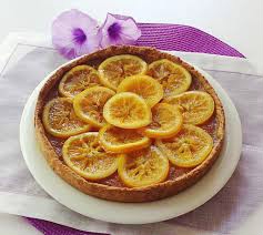 receta TARTA DE NARANJA  AL CAFE