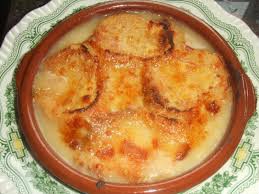 receta SOPA DE CEBOLLA