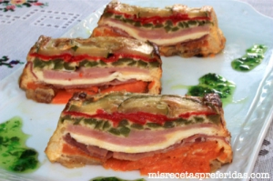 receta PASTEL MIL HOJAS DE COLORES