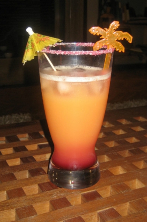 receta BATIDO DE MELOCOTON Y COCO