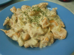 receta Ñoquis de calabaza con salsa carbonara