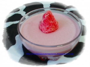 receta PETIT SUISSE DE FRAMBOISE