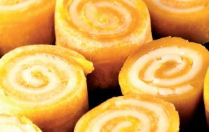 receta Aborrajados con queso fresco y caramelo de café