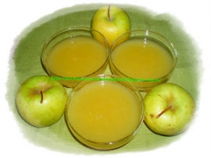 receta GELATINA DE MANZANA