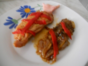 receta slolomillo de pavo relleno