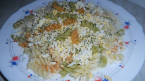 receta espirales a la mimosa