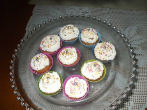 receta CUPCAKES DE CAFÉ Y NATA