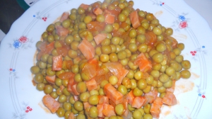 receta gisantes con jamon