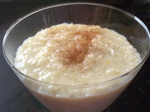 receta arroz con cuajada y canela