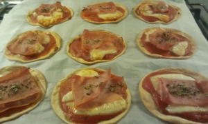 receta nini pizza (obleas cocinera)