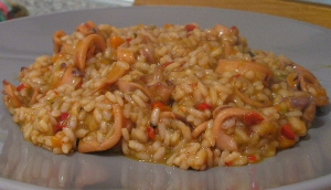 receta Arroz con txipis