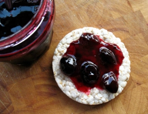 receta Mermelada de cerezas granates