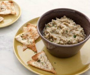 receta Dip de berenjena y queso