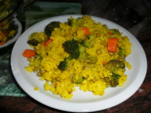 receta arroz con brócoli