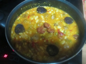 receta judias andarinas.