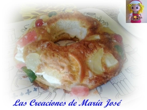 receta 2 ROSCONES DE REYES PEQUEÑOS