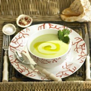 receta Crema de aguacate