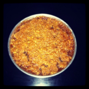 receta Crumble de manzana