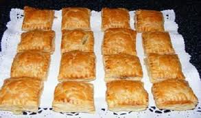 receta Hojaldritos de almendra.