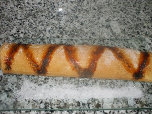 receta BRAZO GITANO DE CREMA DE CAFÉ