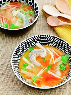 receta Cebiche de camarón