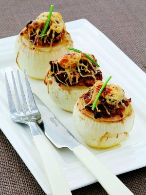 receta Cebollas rellenas de carne