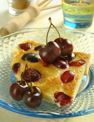 receta Pudin de cerezas