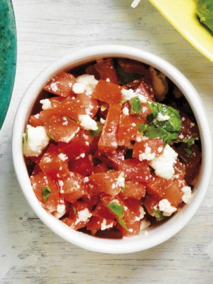 receta Tomate fresco con queso