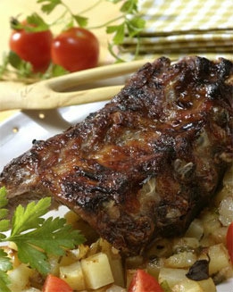 receta Costillas agridulces