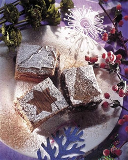 receta Cuadrados de chocolate