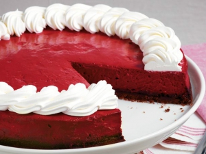 receta Cheesecake de terciopelo rojo