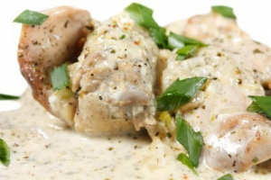 receta Conejo en salsa blanca