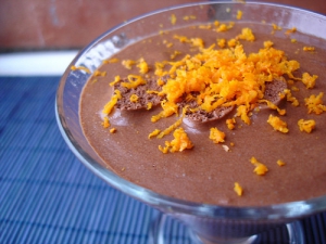 receta MOUSSE DE CHOCOLATE A LA NARANJA